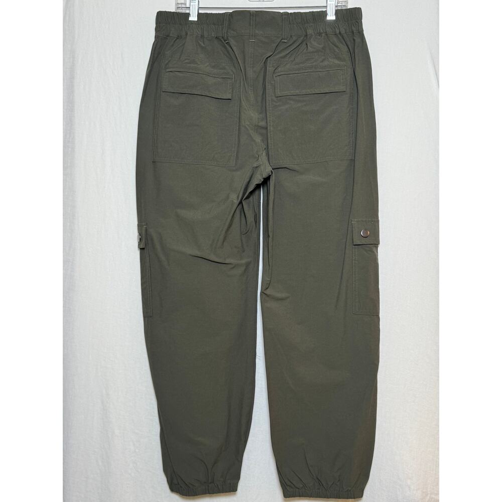 Cabi Quantum Cargo Jogger Pant Army Green Size M High-Rise Gorpcore Utility - Picture 3 of 5